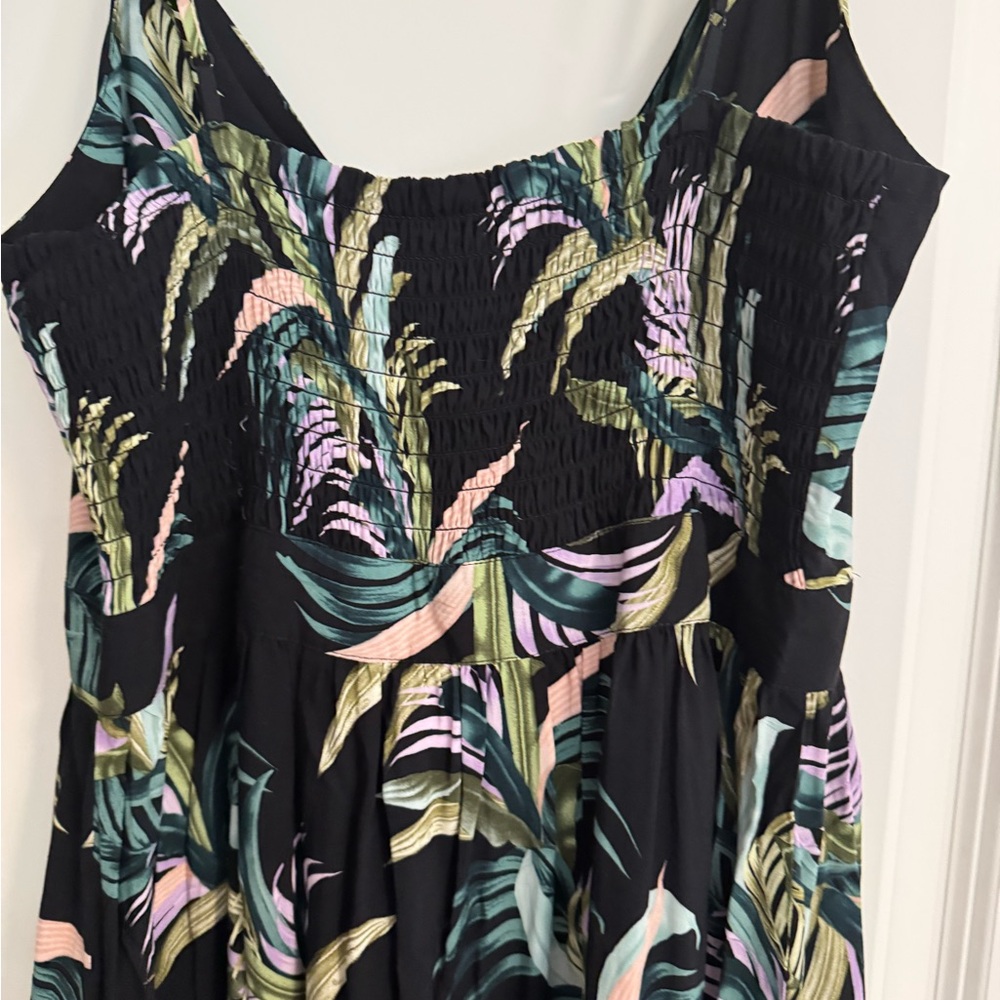 3 piece Tropical Print Maxi Dress and swimsuit - Picture 10 of 16